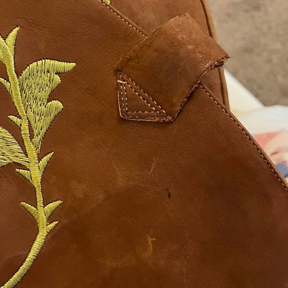 Vince Camuto Imagine Floral Embroidered Boots 4” Heel, 8.5 - Picture 3 of 5